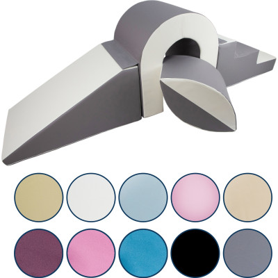 4 XXL-Softplay-Spielbausteine Brücke-Set